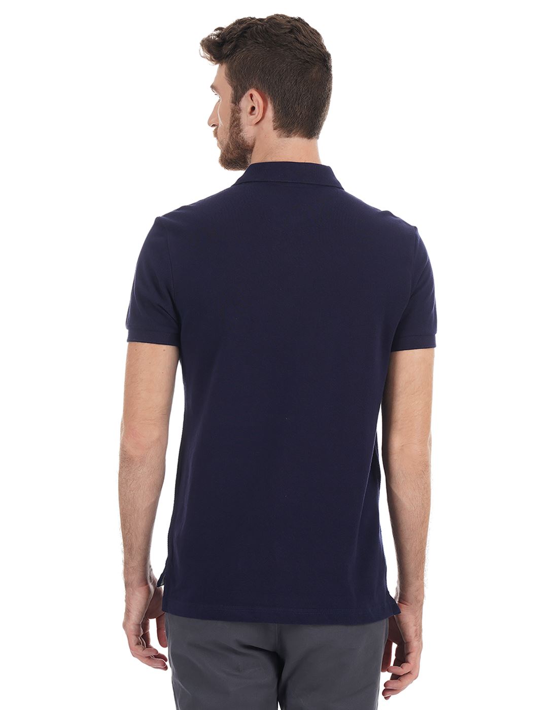 U.S. Polo Assn. Men Solid Casual Wear T-Shirt